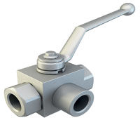 GE3K 3-Way High Pressure Ball Valves